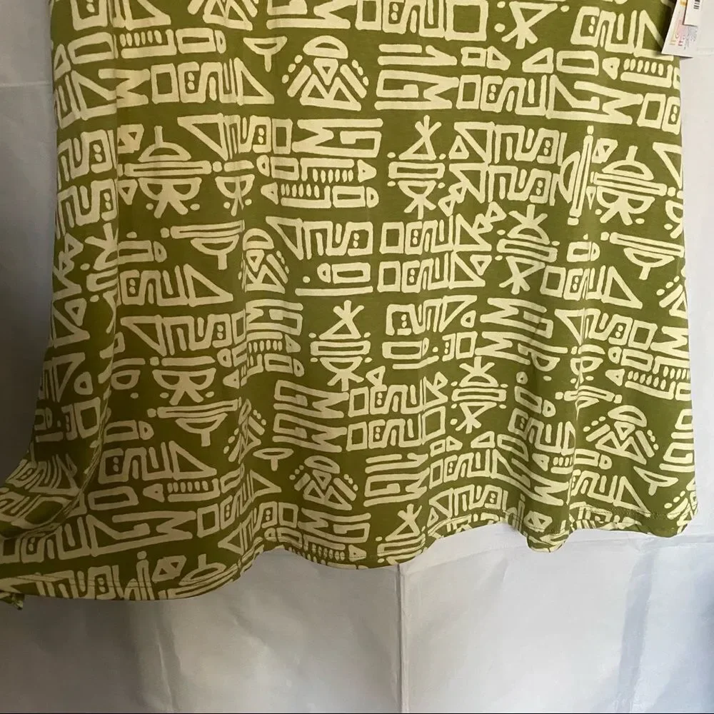 NWT Lularoe perfect T gold aztec shirt RARE! - Picture 3 of 8